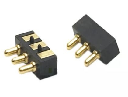 2.54mm Conector de pin POGO femenino 3 pin 2.5mm Pitch SMT Hombre 1A