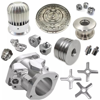 6061 Metal 5 Ejes Servicio de giro de molino Precisión Aviación Partes de mecanizado CNC Aluminio