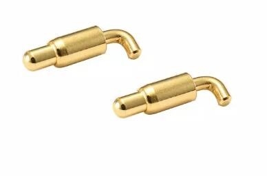 Retardante de llama coaxial de alta corriente Pogo Pin para el conector de ángulo de curvatura 12V