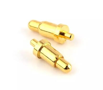 Cargador de doble fila 5P 6P 8P SMD de latón Pogo Pins Conector magnético dorado