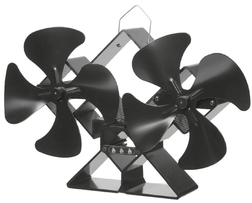 OEM ODM Ventilador de estufa con energía térmica 0.01mm Alu ABS Aplicación para el hogar
