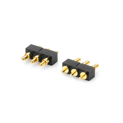 PA46 Conector de alfiler POGO magnético Pitch a través del agujero alfiler Pogo con poste