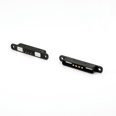Conector de batería de pin Pogo de contacto de resorte magnético para prueba de batería de PCB 12A