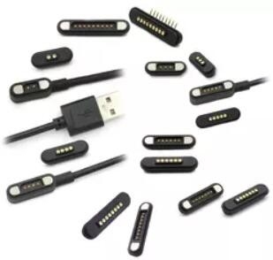 Conector magnético de alta corriente 1A Pogo Pins para la carga de energía de equipos médicos
