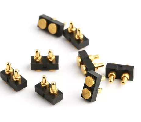 Conector de pin de oro POGO 2 pines magnético SMT Pogo conector cargado con resorte 10P