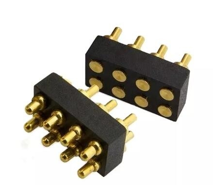 5p 12p Prueba de Primavera Proba Pogo Pin En Conector Dorado Pintado de Bronce Pogo Pin 15mm
