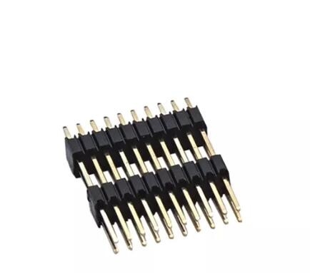 1.27mm Pitch 8 Pin POGO Pin Connector Conector de cabecera cargado con resorte PCB de fila única