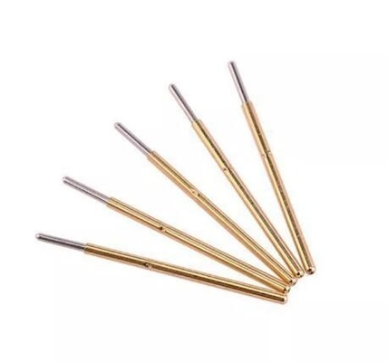 DIP T Micro coaxiales con carga de resorte Pogo Pins Revestidos de oro 1A