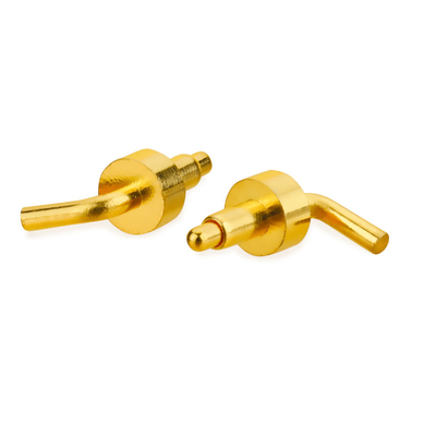 2.5mm Pogo Pin Ángulo derecho Hombre Mujer Transmisión de datos en conector de batería de resorte