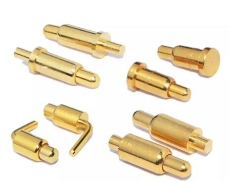 2.54mm de latón con ángulo recto Pogo Pin 1 x 4 Pin Pogo conector TS16949