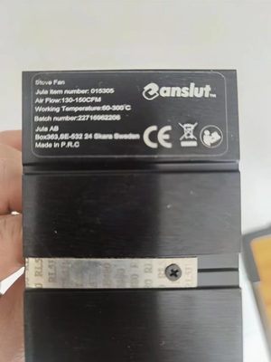 Ventilador de estufa alimentado por calor OEM ODM 0.01 mm Alu. Aplicación para el hogar ABS