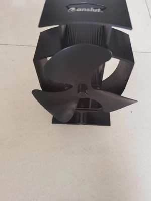 Ventilador de estufa alimentado por calor OEM ODM 0.01 mm Alu. Aplicación para el hogar ABS