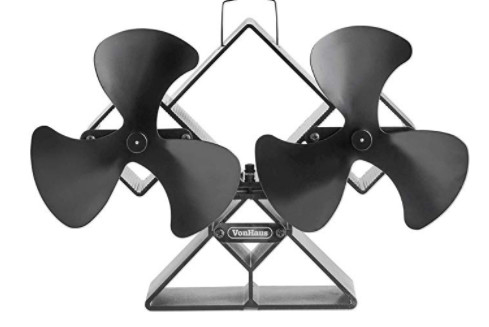 OEM ODM Ventilador de estufa con energía térmica 0.01mm Alu ABS Aplicación para el hogar